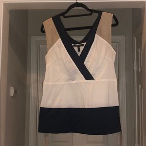 BCBG Max Azria sleeveless wrap top Medium